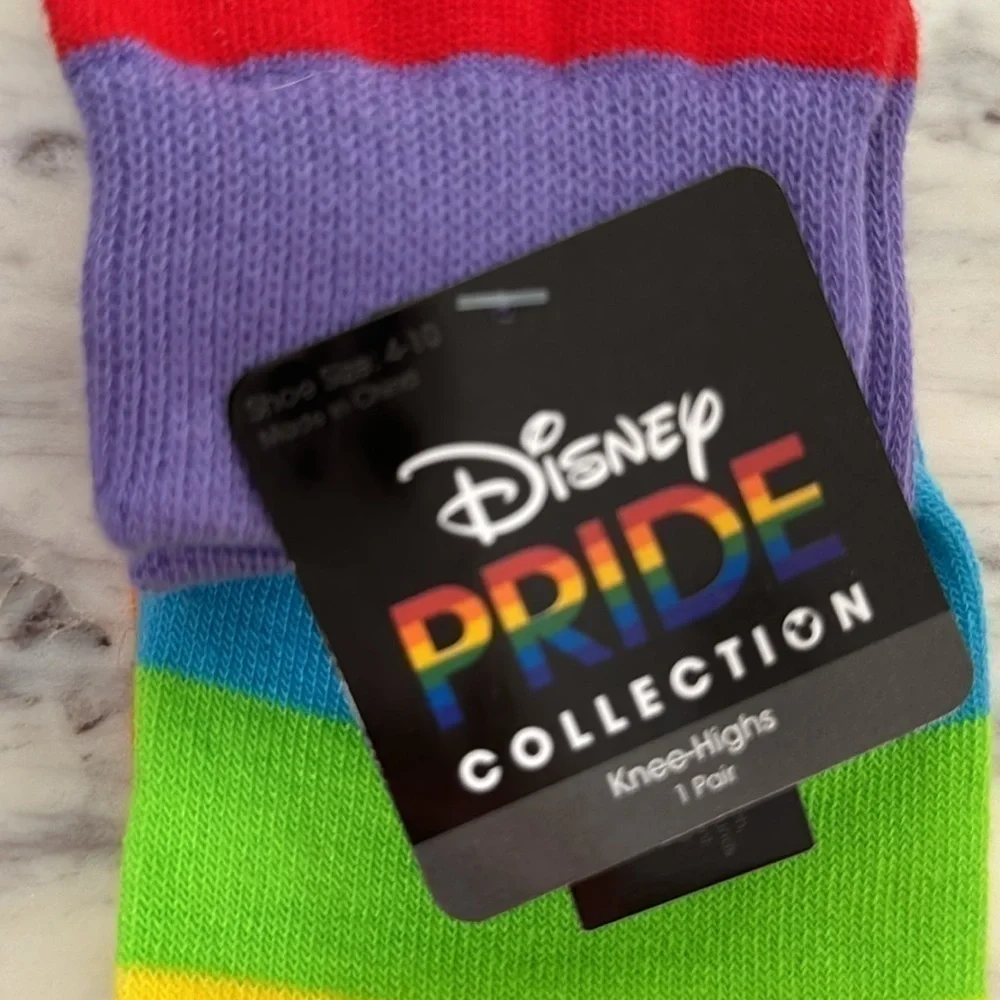NWT Disney Lilo & Stitch Knee-Highs Socks + Pen